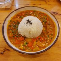 #59 the Japanese pumpkin curry - good but could have been zipped with more spice at Hua Hin Vegan Cafe and Wine in Hua Hin