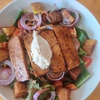 Tofu salad at Hua Hin Vegan Cafe and Wine in Hua Hin