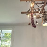 Groovy 🌱chandeliers   at Hua Hin Vegan Cafe and Wine in Hua Hin