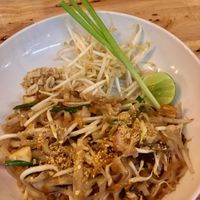 Pad thai at Hua Hin Vegan Cafe and Wine in Hua Hin