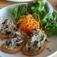 Jackfruit tuna melt at Hua Hin Vegan Cafe and Wine in Hua Hin