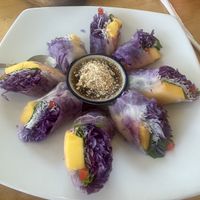 Fresh spring rolls   at Hua Hin Vegan Cafe and Wine in Hua Hin