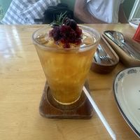 Iced teaa  at Hua Hin Vegan Cafe and Wine in Hua Hin