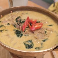 Jackfruit yellow curry at Hua Hin Vegan Cafe and Wine in Hua Hin