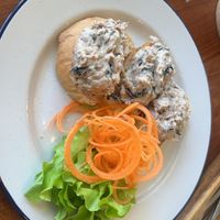 Jackfruit tuna melt  at Hua Hin Vegan Cafe and Wine in Hua Hin