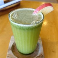 Green cheer raw juice (130 THB)  at Hua Hin Vegan Cafe and Wine in Hua Hin