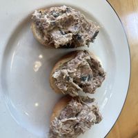 Jackfruit baguette  at Hua Hin Vegan Cafe and Wine in Hua Hin