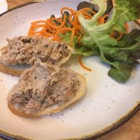 ‘Tuna’ melt made from jackfruit at Hua Hin Vegan Cafe and Wine in Hua Hin