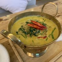 Thai curry is delicious at Hua Hin Vegan Cafe and Wine in Hua Hin