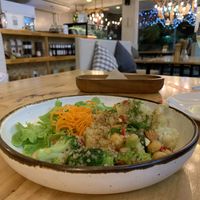 Quinoa salad at Hua Hin Vegan Cafe and Wine in Hua Hin