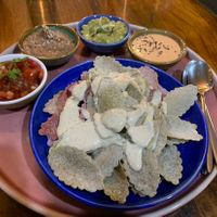 Nachos. Not bad but not a full meal  at Justbe by Nidhi Nahata in Bangalore