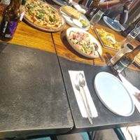 Pizza, salad, quesedillas at Justbe by Nidhi Nahata in Bangalore