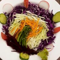 Rainbow salad at Justbe by Nidhi Nahata in Bangalore
