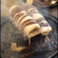 Sizzling Brownie - incredible dessert! at Justbe by Nidhi Nahata in Bangalore