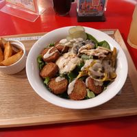 Falafel salad at Falafel Brothers - Minato in Tokyo