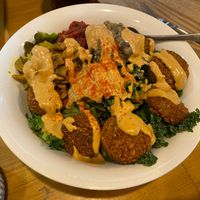 Brother's Falafel Salad at Falafel Brothers - Minato in Tokyo