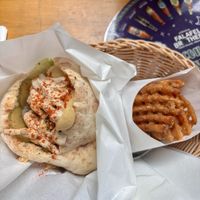 Full falafel with mesh potato set   at Falafel Brothers - Minato in Tokyo