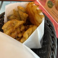 Waffle friess  at Falafel Brothers - Minato in Tokyo