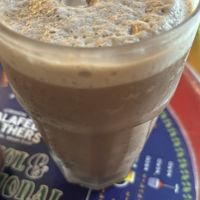 Chocolate milkshake (soy)  at Falafel Brothers - Minato in Tokyo
