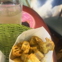 Lots chips  at Falafel Brothers - Minato in Tokyo