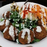 Falafel salad at Falafel Brothers - Minato in Tokyo