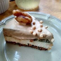 One of their delicious cakes (sorry, don't remember which) at Falafel Brothers - Minato in Tokyo