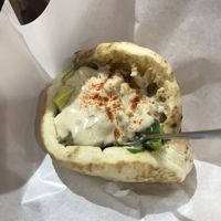 Falafel in pitta at Falafel Brothers - Minato in Tokyo