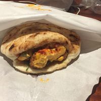 Falafel burger at Falafel Brothers - Minato in Tokyo