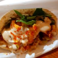 Half falafel at Falafel Brothers - Minato in Tokyo