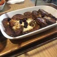 Sweet potato with cheese, pecans and cranberries. One of my favourite starts. Extremely tasty  at MiaCucina - Xinyi in Taipei