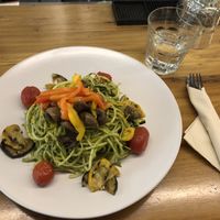 The zoodles were great!  at Tribe Organic in Shanghai