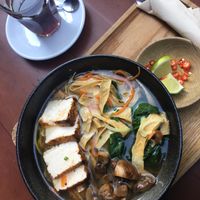 Tofu Ramen at Tribe Organic in Shanghai