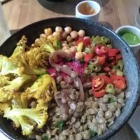 Israeli lentils at Tribe Organic in Shanghai