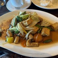 Mixed veg with Tofuu  at Ahan Thai Kitchen in Fernandina Beach