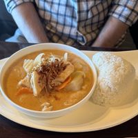 Massaman Curry (non-vegan)  at Ahan Thai Kitchen in Fernandina Beach