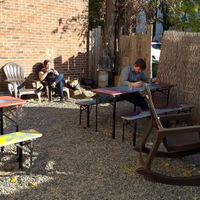 One of the outside seating areas. at ESP Tea & Coffee  in Alexandria