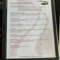 Menu as of August 2019 at Pit Stop Taproom & Pub in Burien