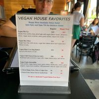 Vegan happy hour at Pit Stop Taproom & Pub in Burien