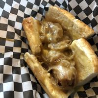 Vegan brat at Pit Stop Taproom & Pub in Burien