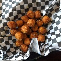 Sweet potato fries prepared in a separate vegan fryer at Pit Stop Taproom & Pub in Burien