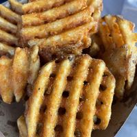 Waffle fries  at Heritage Eats in Napa