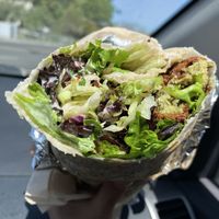 Falafel wrap at Heritage Eats in Napa