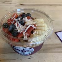 Açaí bowl with Agave instead of honey  at SoBol in Patchogue