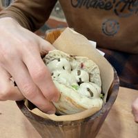Falafel in pita bread  #Veganuary at Green Lab in Montpellier