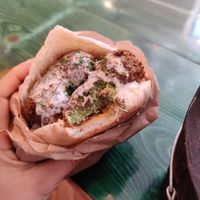 Red kiss at Green Lab in Montpellier