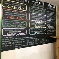 Menu  at Green Lab in Montpellier