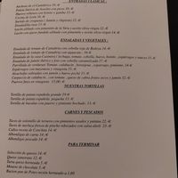 Carta at Casimira Cosas de picar in Santander