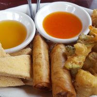 Sampler at Thai House in Eureka Springs