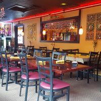 Inside restaurant at Thai House in Eureka Springs