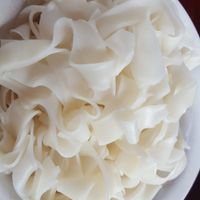 Rice noodles at Thai House in Eureka Springs